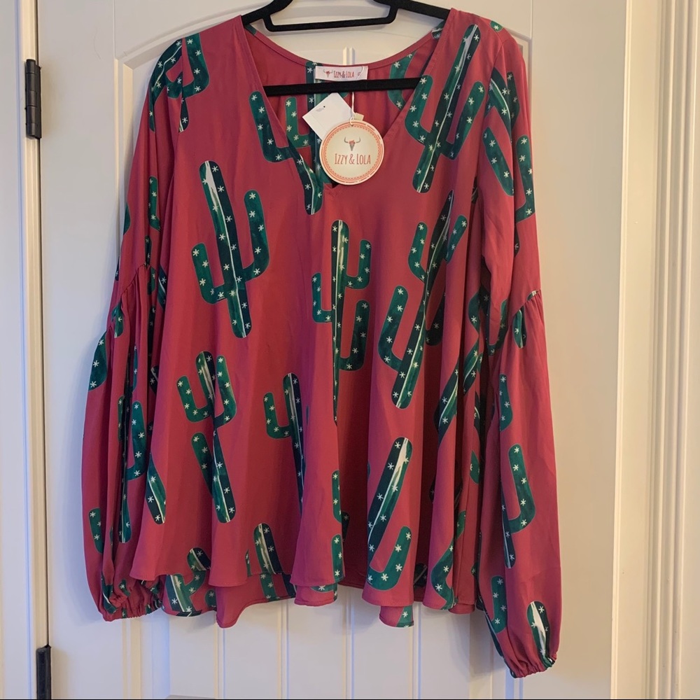 Hot Pink Cactus Top 🌵💕
